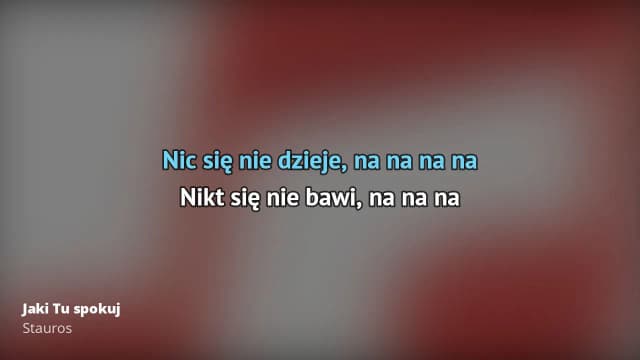 Tekst piosenki jaki tu spokój - odkryj emocje nudy i tęsknoty Tekst piosenki jaki tu spokój - odkryj emocje nudy i tęsknoty
