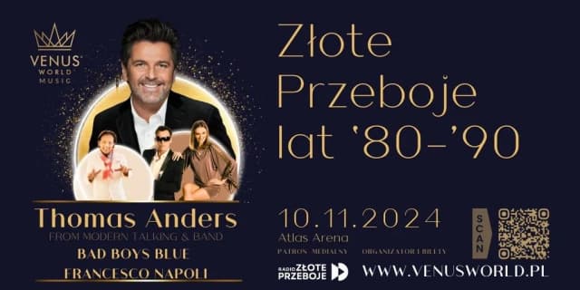 Ile kosztuje koncert Thomasa Andersa? Ceny biletów i szczegóły Ile kosztuje koncert Thomasa Andersa? Ceny biletów i szczegóły