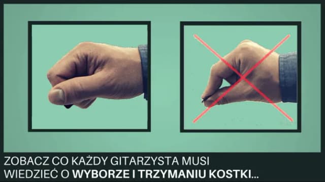 Jak trzymać kostkę do gitary, aby poprawić komfort i kontrolę Jak trzymać kostkę do gitary, aby poprawić komfort i kontrolę
